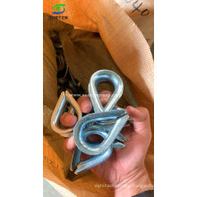Factory Price Stainless/Galvanized Marine/Cargo/Packing/Lifting/Twist/Twisted Mooring/Wire Rope DIN6899b Thimble